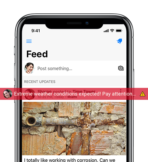 KeeperForms mobile alert